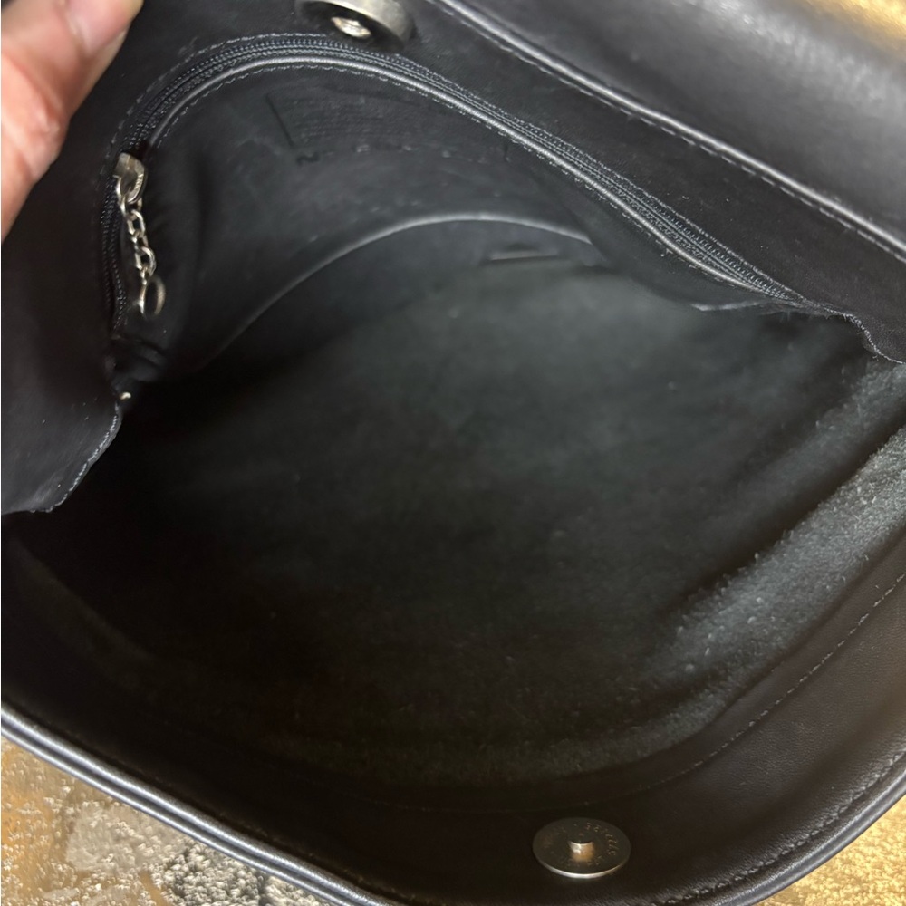 Coach Vintage Chelsea Hippie Flap Black Leather Crossbody 2000 Costa Rica - Picture 10 of 10